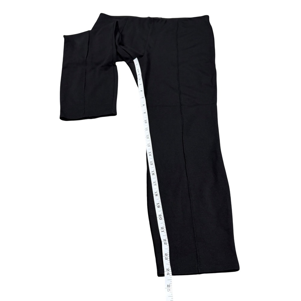 The Row Womens Black Slim Pull On Trousers M Seam Detail AA304 Made USA - Picture 9 of 16